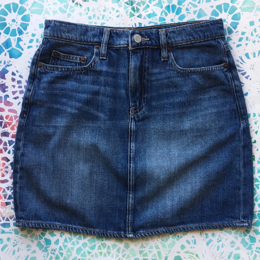 Gap Denim miniskirt